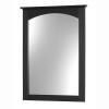 Columbia 21 inch black bathroom mirror